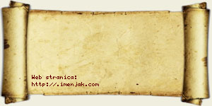 Jovana Radivanović vizit kartica